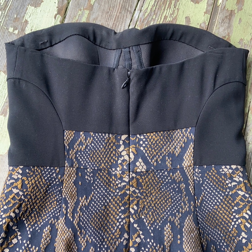 Diane Von Furstenberg Strapless Python Dress 4 - image 6